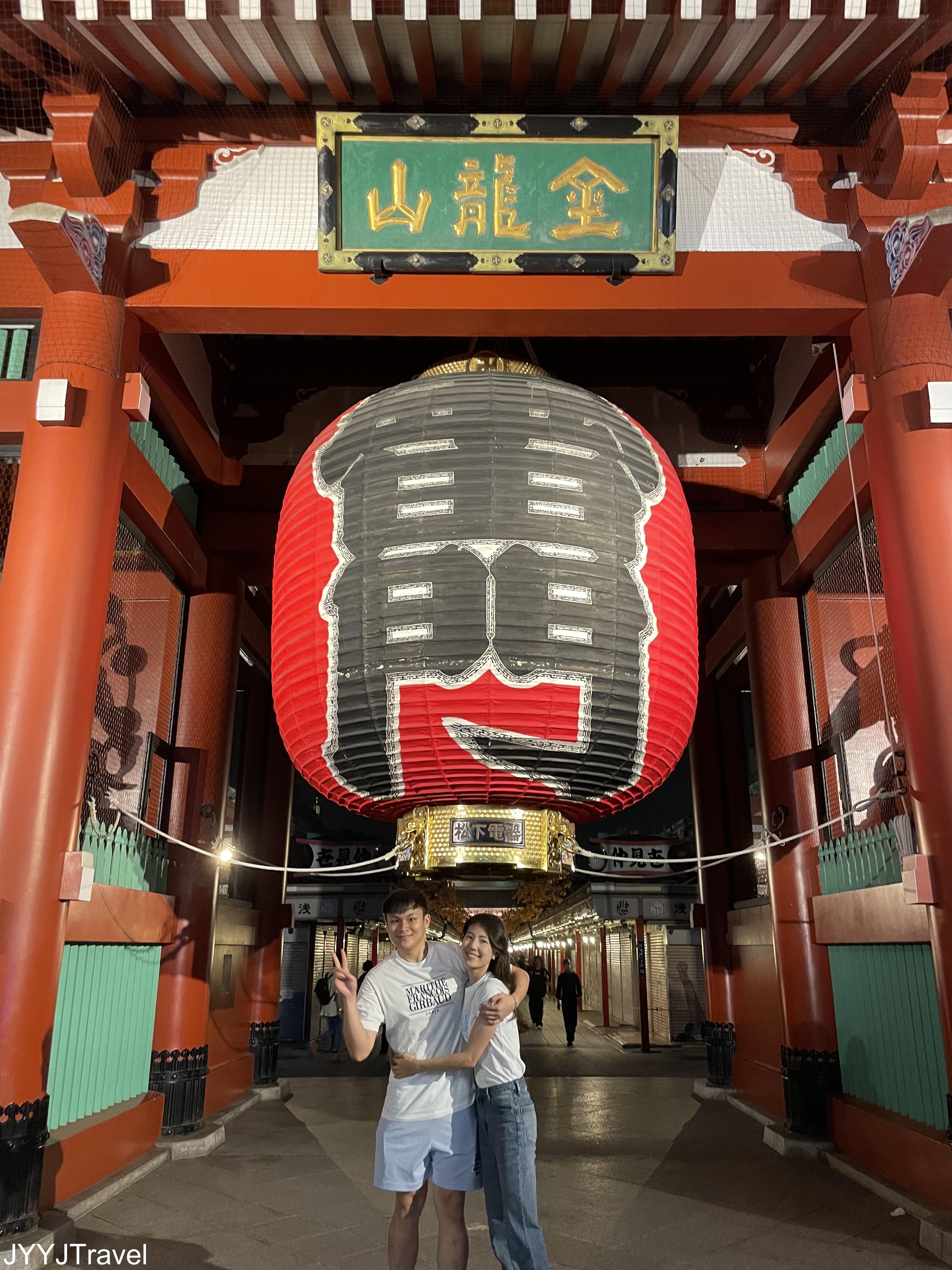 夜晚的淺草寺